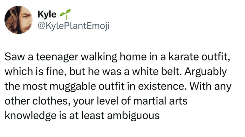 He was asking for opponents